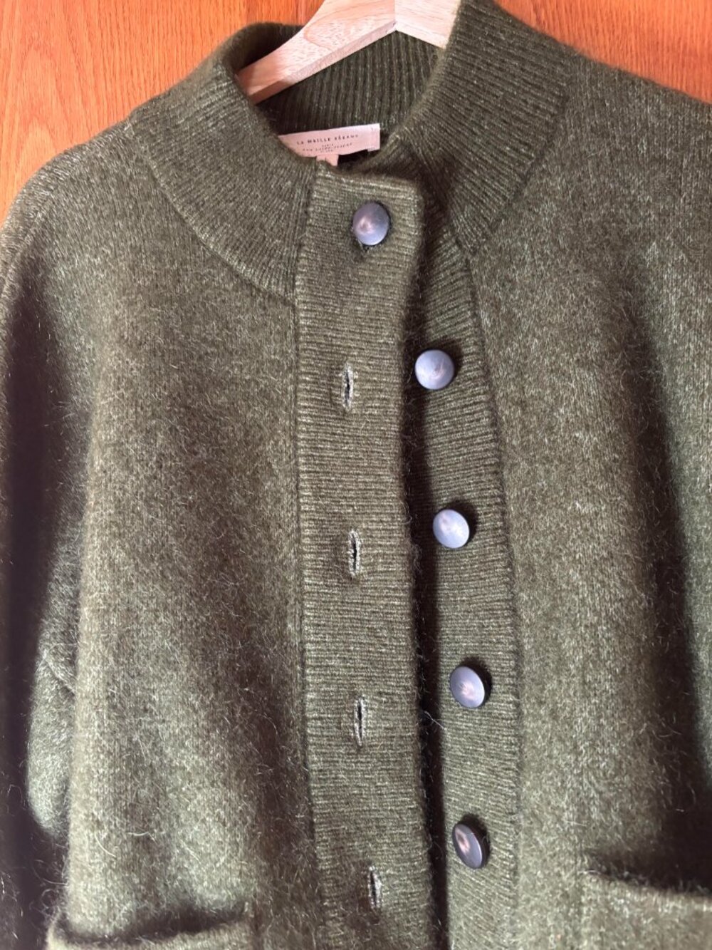 Sezane Thais Jacket Forest Green worn once L NWOT - Picture 3 of 4